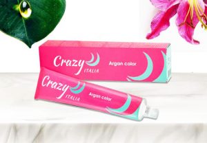 AMJ CHARLSON presenta: CRAZY ITALIA ARGAN COLOR crema colorante cosmetica per capelli